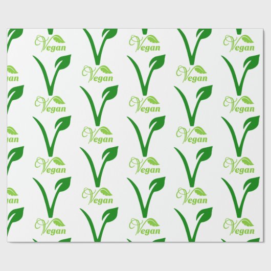 Vegan Wrapping Paper Cadeaupapier (Vlak)