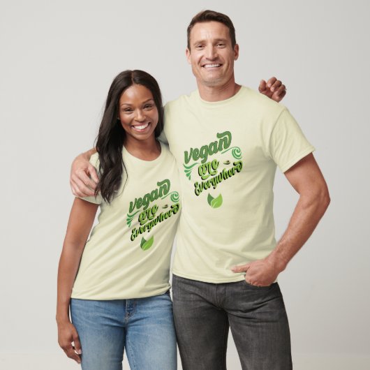 vegan-zijn-overal t-shirt (Unisex)