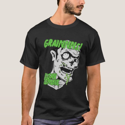 Vegan Zombie T-shirt (Voorkant)