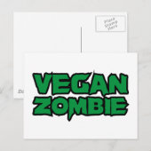 Vegan Zombies Briefkaart (Voorkant / Achterkant)