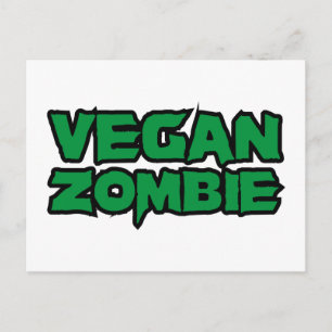 Vegan Zombies Briefkaart