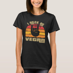 Vegan Zon Vintage Stijl Kleurig T-shirt