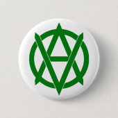 Veganarchisme! Ronde Button 5,7 Cm (Voorkant)
