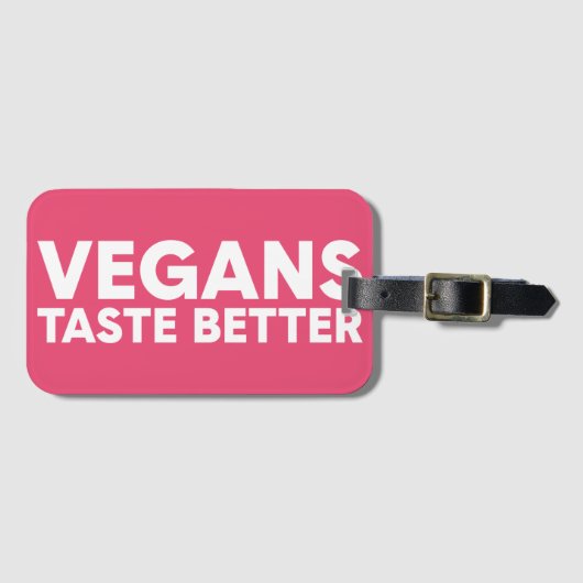 Vegane Aantrekkingskracht Bagagelabel (Voorkant (horizontaal))