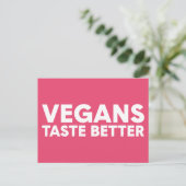 Vegane Aantrekkingskracht Briefkaart (Staand voorkant)