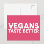 Vegane Aantrekkingskracht Briefkaart (Voorkant / Achterkant)