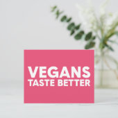 Vegane Aantrekkingskracht Briefkaart (Staand voorkant)