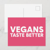 Vegane Aantrekkingskracht Briefkaart (Voorkant / Achterkant)