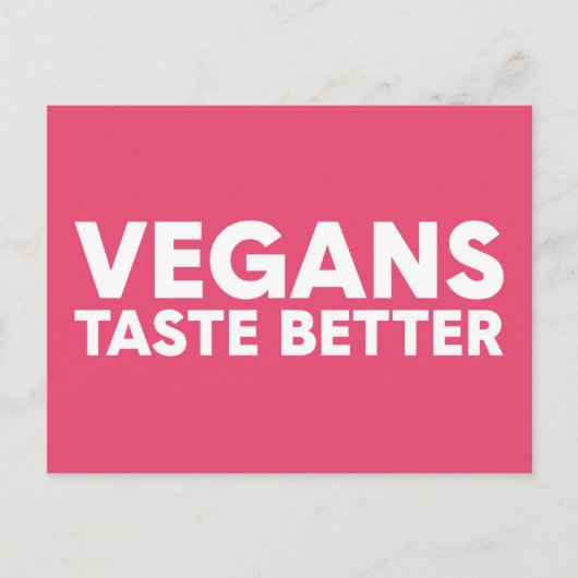 Vegane Aantrekkingskracht Briefkaart (Voorkant)