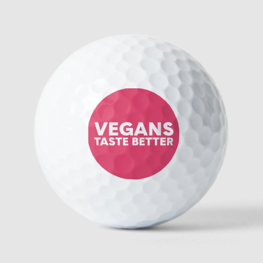 Vegane Aantrekkingskracht Golfballen (Voorkant)