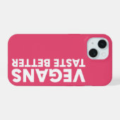 Vegane Aantrekkingskracht iPhone 15 Case (Achterkant horizontaal)