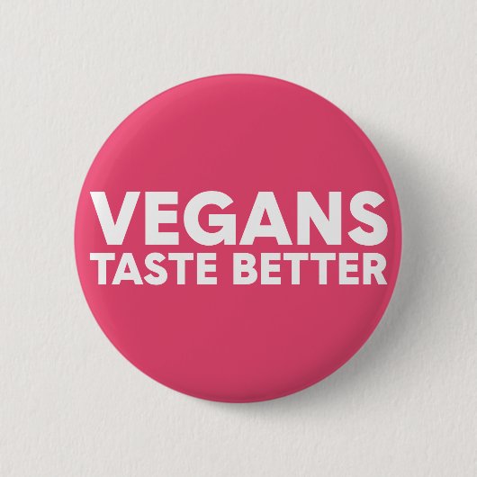 Vegane Aantrekkingskracht Ronde Button 5,7 Cm (Voorkant)
