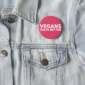Vegane Aantrekkingskracht Ronde Button 5,7 Cm (In situ)