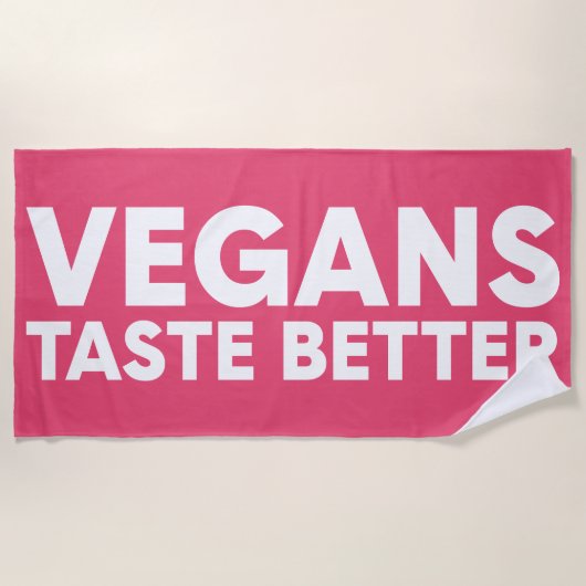 Vegane Aantrekkingskracht Strandlaken (Voorkant)