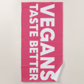 Vegane Aantrekkingskracht Strandlaken (Voorkant)