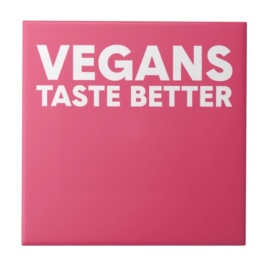 Vegane Aantrekkingskracht Tegeltje (Voorkant)