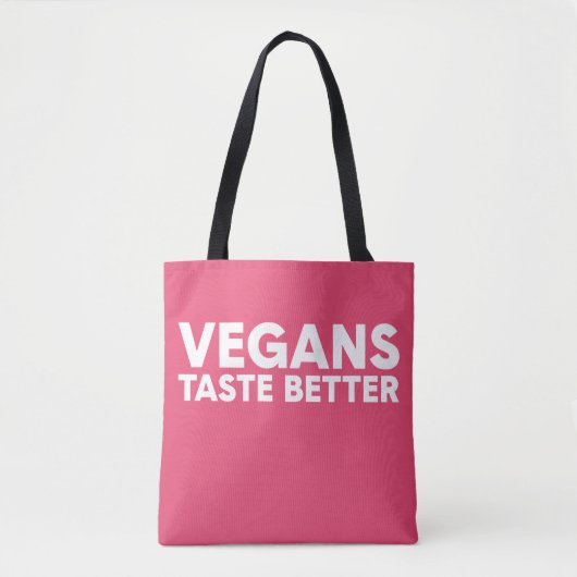 Vegane Aantrekkingskracht Tote Bag (Voorkant)