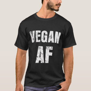 Vegane Af Grappige Zeggende Hoodie Trui Mannen Vro T-shirt