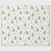 Vegane Boom Cadeaupapier (Vlak)