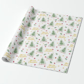 Vegane Boom Cadeaupapier (Uitgerold)