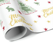 Vegane Boom Cadeaupapier (Rol Hoek)