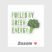 Vegane Brandstof Groene Energie Inspirerende Print Sticker (Vel)