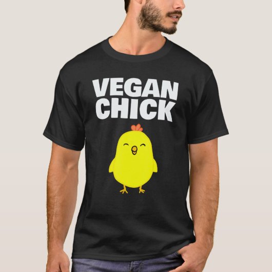 Vegane Chick Vegane Chick T-shirt (Voorkant)