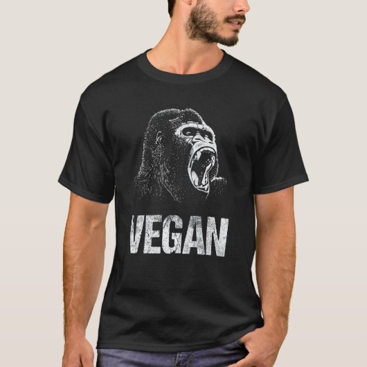 Vegane Cool Vegetarisch Voedsel T-shirt 1 (Voorkant)