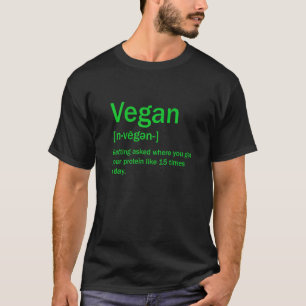 Vegane Definitie Vegetarisch Vegane Meme Vegane p T-shirt
