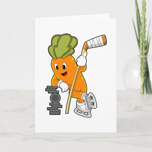 Vegane ijshockeystick kaart (Voorkant)