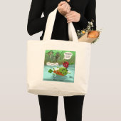 Vegane jagers Leuke Grote Tote Bag (Voorkant (product))