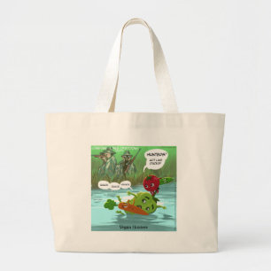 Vegane jagers Leuke Grote Tote Bag