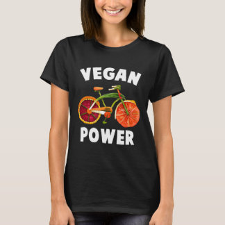 Vegane Kracht Grappige Groente Fiets Vegan Liefheb T-shirt