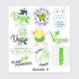 Vegane levensstijl sticker