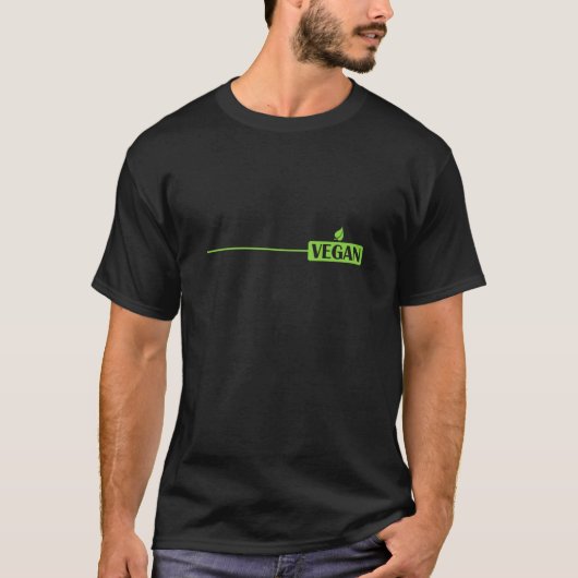 Vegane Minimalist T-shirt (Voorkant)