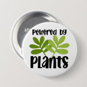Vegane plantaardige knop ronde button 7,6 cm (Voorkant /achterkant)