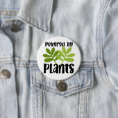 Vegane plantaardige knop ronde button 7,6 cm (In situ)
