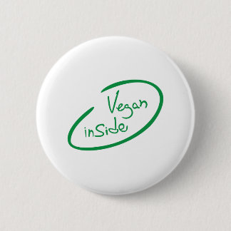 Vegane producten ronde button 5,7 cm