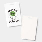 Vegane spruitjes badge (Voor- en achterkant)