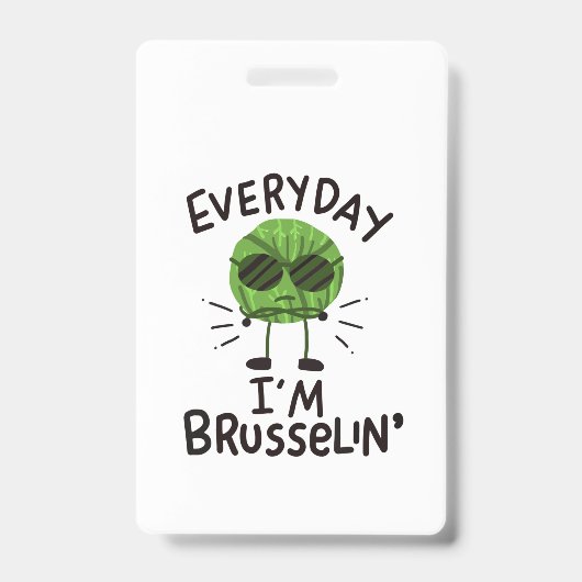 Vegane spruitjes badge (Voorzijde)