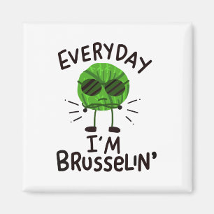 Vegane spruitjes magneet