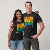 Vegane vegane uitdrukking 5 t-shirt (Unisex)