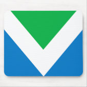 Vegane vlag  muismat (Voorkant)