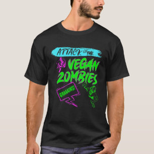 Vegane zombies vegetarische vegandag groenten t-shirt
