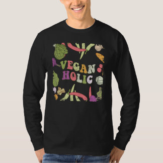 Veganholic Wereld Vegetarische Dag Veggies Vegan T-shirt
