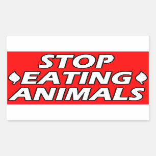 Veganism    Activisme Stickers   Bespaar de dieren