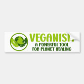 Veganism Bumpersticker (Voorkant)