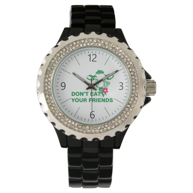 Veganism Horloge (Voorkant)