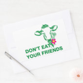 Veganism Rechthoekige Sticker (Envelop)