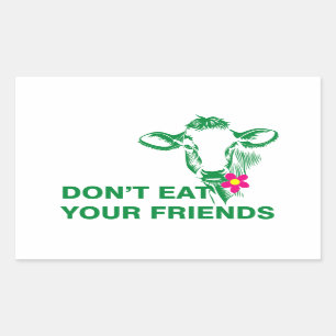 Veganism Rechthoekige Sticker